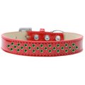 Unconditional Love Sprinkles Ice Cream Emerald Green Crystals Dog CollarRed Size 16 UN851425